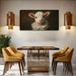 Cute Lamb with Fluffy White Fur Wall Art Canvas Office Home Room Framed 120x60cm