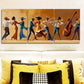 3pcs Fashionable African American Metal Print Ready to Hang Art