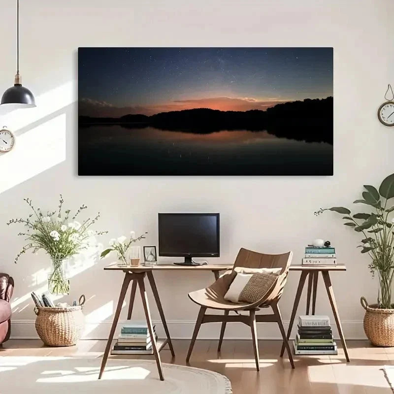 Natural Scenery Artwork Spring Wall Art Canvas Office Home Room Framed 120x60cm