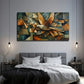 Vibrant Geometric Design Wall Art Canvas Office Home Room Framed 80x45cm