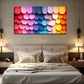 Vibrant Colorful Fish Scale Wall Art Canvas Office Home Room Framed 120x60cm