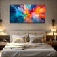 Vibrant Burst Of Colors Décor Wall Art Canvas Office Home Room Framed 120x60cm
