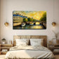 Laid Back European Wall Art Canvas Office Home Room Framed 80x45cm