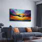 Holding Hands Minimalist Wall Art Canvas Office Home Room Framed 120x60cm