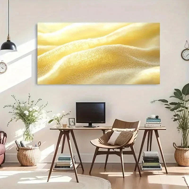 Sweet Nectar Golden Honey Wall Art Canvas Office Home Room Framed 120x60cm