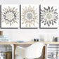 3pcs Modern Minimalist Abstract Floral Art Canvas Framed 40x60cm - High Quality Print 100% Australian Made Wall Canvas Ready to Hang