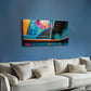 Vibrant Indoor Landscape Color Wall Art Canvas Office Home Room Framed 120x60cm