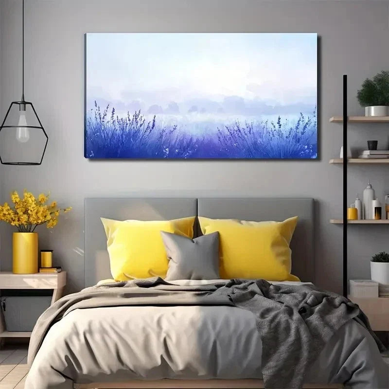 Colorful Hazy Scenery Suitable Wall Art Canvas Office Home Room Framed 80x45cm