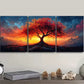 3pcs Colorful Tree Design With Clouds Wall Art Set Canvas Framed 40x60cm - High Quality Print 100% Australian Made Wall Canvas Ready to Hang