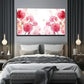 Pink Carnation Modern Wall Art Canvas Office Home Room Framed 80x45cm