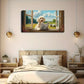 Adorable Dog Reading Newvcspaper Wall Art Canvas Office Home Room Framed 120x60cm