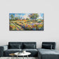 The Fields Flowers And Trees Wall Art Canvas Office Home Room Framed 80x45cm