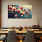 Colorful Stained Glass Shards Wall Art Canvas Office Home Room Framed 120x60cm