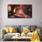 Romantic Style Decorative Wall Art Canvas Office Home Room Framed 80x45cm
