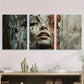 3pcs Modern Dripping Paint Design Contemporary Metal Print Ready to Hang Art