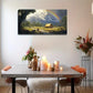 Rustic Barn with Animals Wall Art Canvas Office Home Room Framed 120x60cm