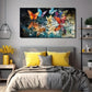 Modern Minimalist Butterfly Wall Art Canvas Office Home Room Framed 80x45cm
