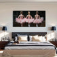 Ballet Dancers Modern Décor Wall Art Canvas Office Home Room Framed 120x60cm