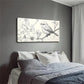 Modern Black & White Bird Wall Art Canvas Office Home Room Framed 120x60cm