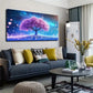 The Glowing Cherry Blossom Wall Art canvas office home room framed 120x60cm