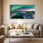 Northern Lights Wall Art Canvas Office Home Room Framed 120x60cm