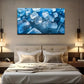Lump Of Ice Scattered Wall Art Canvas Office Home Room Framed 80x45cm