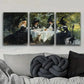 3pcs Witches Tea Party Painting Nature Perfect Wall Art Set Canvas Framed 40x60cm - High Quality Print 100% Australian Made Wall Canvas Ready to Hang