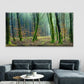 Mossy Forest Trees Wall Art Canvas Office Home Room Framed 120x60cm