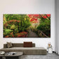 Red Maple Leaves & Japanese Wall Art Canvas Office Home Room Framed 120x60cm