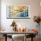 Unique Branch Design Wall Art canvas office home room framed 120x60cm