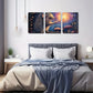 3pcs mysterious light of the forest  Wall Art Set Canvas Framed 40x60cm - High Quality Print 100% Australian Made Wall Canvas Ready to Hang