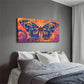 Abstract Butterfly Wings Modern Wall Art Canvas Office Home Room Framed 120x60cm