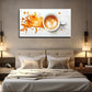 Large Coffee Cup Splash Wall Art Canvas Office Home Room Framed 80x45cm