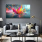 A Highly Visually Impactful Wall Art Canvas Office Home Room Framed 120x60cm
