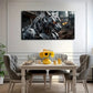 Futuristic Robot Dog Modern Wall Art Canvas Office Home Room Framed 120x60cm
