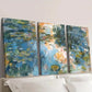 3pcs Abstract Landscape Painting Green Plants Wall Art Set Canvas Framed 40x60cm - High Quality Print 100% Australian Made Wall Canvas Ready to Hang