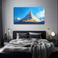 Snow Mountain Sunshine Wall Art Canvas Office Home Room Framed 120x60cm