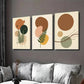 3pcs Geometric & Nature Abstract Botanical Wall Art Set Canvas Framed 40x60cm - High Quality Print 100% Australian Made Wall Canvas Ready to Hang
