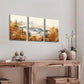 3pcs Autumn Mountain and Forest Landscape Wall Art Set Canvas Framed 40x60cm - High Quality Print 100% Australian Made Wall Canvas Ready to Hang