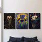 3pcs Bright Tropical Flowers & Exotic Plants Wall Art Set Canvas Framed 40x60cm - High Quality Print 100% Australian Made Wall Canvas Ready to Hang