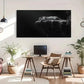 Nature Scene Wild Leopard Wall Art Canvas Office Home Room Framed 80x45cm