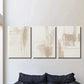3pcs Abstract Geometric Golden Line Outline Wall Art Set Canvas Framed 40x60cm - High Quality Print 100% Australian Made Wall Canvas Ready to Hang