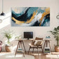 Soft Palette Geometric Pattern Wall Art Canvas Office Home Room Framed 120x60cm