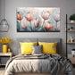 Blooming Tulips in Soft Pink Wall Art Canvas Office Home Room Framed 120x60cm