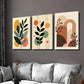 3pcs Abstract Botanical Framed Colorful Wall Art Set Canvas Framed 40x60cm - High Quality Print 100% Australian Made Wall Canvas Ready to Hang