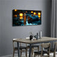 Realistic Yellow Perfume Candle Wall Art Canvas Office Home Room Framed 80x45cm