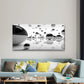 Abstract Black And White Wall Art Canvas Office Home Room Framed 120x60cm