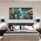 Vibrant Night Moonlit Mountains Wall Art Canvas Office Home Room Framed 120x60cm