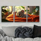 3pcs Cute Koala Adorable Nature Leaf Perfect Wall Art Set Canvas Framed 40x60cm - High Quality Print 100% Australian Made Wall Canvas Ready to Hang