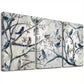 3pcs Birds & Branches Triptych Wall Art Set Canvas Framed 40x60cm - High Quality Print 100% Australian Made Wall Canvas Ready to Hang